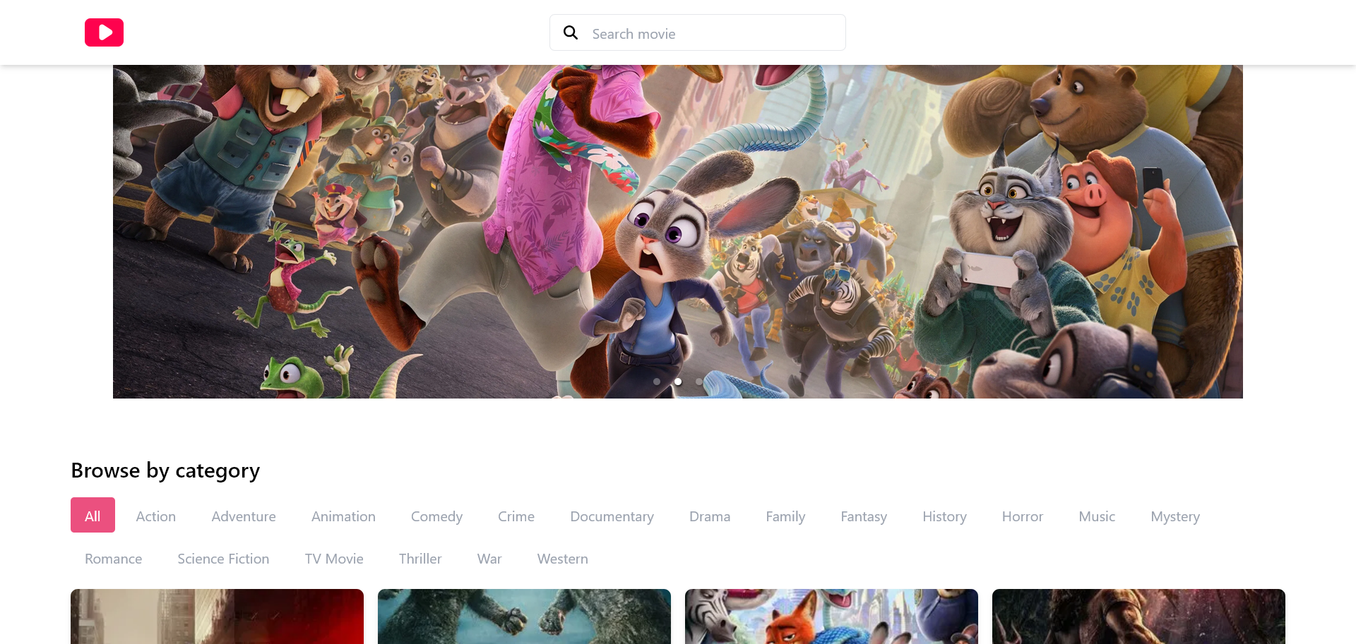 Movie App - Web-Based Film Discovery Platform